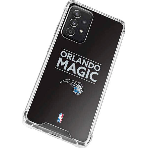 NBA Orlando Magic Standard - Black Galaxy A72 5G Clear Case